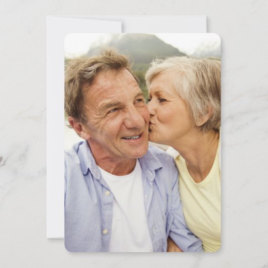 Hernieuwen 2 Fotobedekking we gaan opnieuw trouwen Kaart (Achterkant)