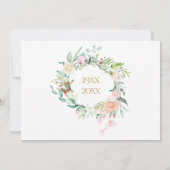 Hernieuwen we doen nog steeds het Jubileum van Flo Kaart (Achterkant)