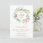 Hernieuwing van de Geloften We Do Nog Steeds Bloem Kaart (Staand voorkant)