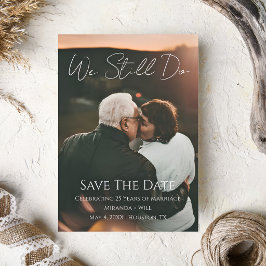 Hernieuwing van de Huwelijksbelofte We Doen Het No Save The Date