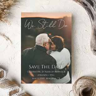 Hernieuwing van de Huwelijksbelofte We Doen Het No Save The Date