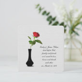 hernieuwing van de volgeling van het rode rozenhuw kaart (Staand voorkant)