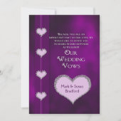 HERNIEUWING VAN DE WEDINGSTEMMEN - PAARS - HOORZIT KAART (Voorkant)