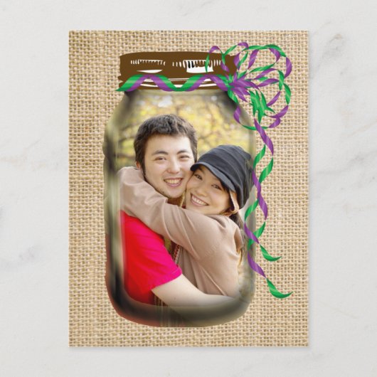 Hernieuwing van huwelijksgeloften op 30-jarig jubi uitnodiging briefkaart (Voorkant)