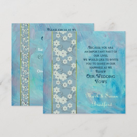 HERNIEUWING VAN STEMMEN - SOFT PASTELS KAART (Voorkant / Achterkant)