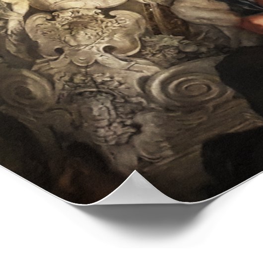 Hernieuwingsmuurschildering op het plafond poster (Hoek)