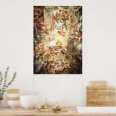 Hernieuwingsmuurschildering op het plafond poster (Keuken)