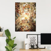 Hernieuwingsmuurschildering op het plafond poster (Thuiskantoor)