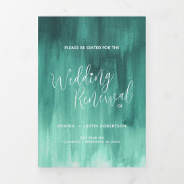 Hernieuwingsplechtigheid voor bruiloft: smarald gr drieluik programma