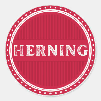 Herning City Pride Emblem – Danish Identity Ronde Sticker