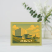 Herning Denemarken Moderne Kunst Briefkaart (Staand voorkant)
