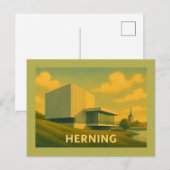 Herning Denemarken Moderne Kunst Briefkaart (Voorkant / Achterkant)