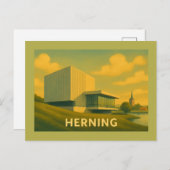 Herning Denmark Modern Art Briefkaart (Voorkant / Achterkant)