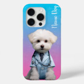 Hernoem je Bichon Frise-hond op de telefoonhoesjes Case-Mate iPhone Case (Achterkant)