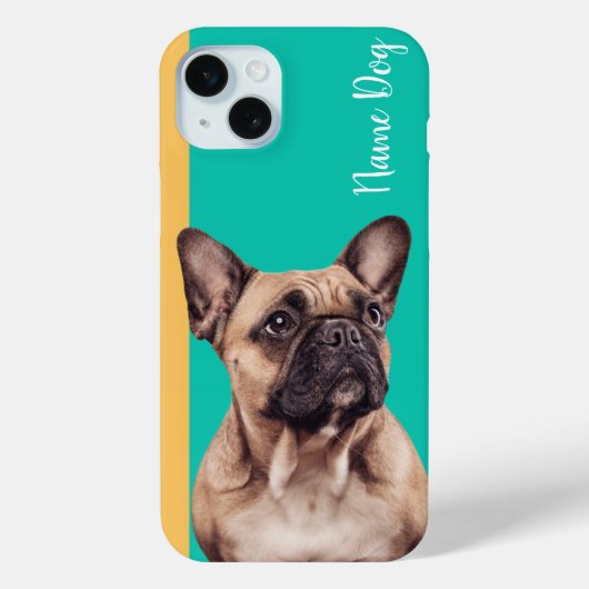 Hernoem je bulldog Franse hond op de telefoonhoesj Case-Mate iPhone Case (Achterkant)