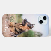 Hernoem je Duitse herdershond op de telefoon c Case-Mate iPhone Case (Achterkant (horizontaal))