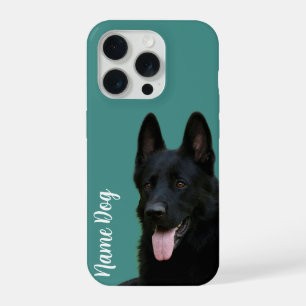 Hernoem je Duitse Herdershond op de telefoonhoesje iPhone 15 Pro Case