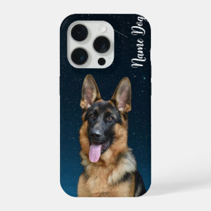 Hernoem je Duitse Herdershond op de telefoonhoesje iPhone 15 Pro Case