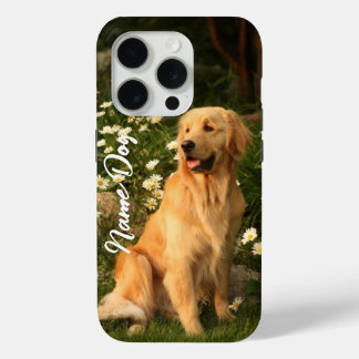 Hernoem je Golden Retriever-hond op de telefoonhoe iPhone 15 Pro Case