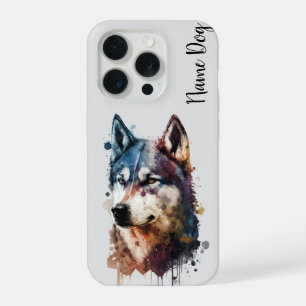 Hernoem je Husky-hond op de telefoonhoesjes iPhone 15 Pro Case