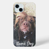 Hernoem je Pitbull hond op de telefoonhoesjes Case-Mate iPhone Case (Achterkant)