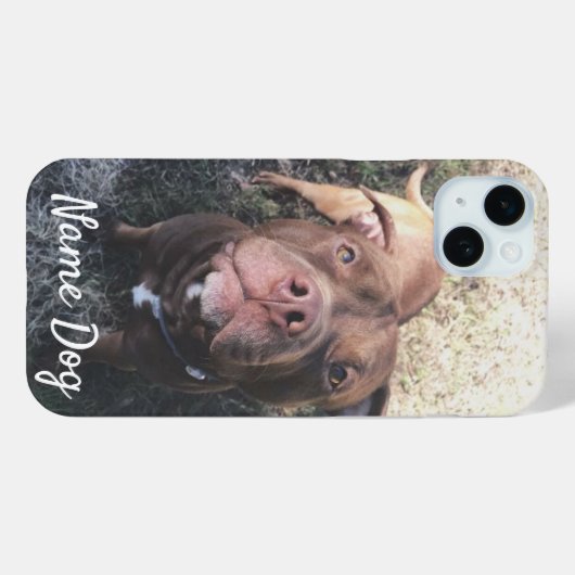Hernoem je Pitbull hond op de telefoonhoesjes Case-Mate iPhone Case (Achterkant (horizontaal))