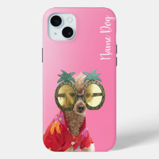 Hernoem je poedelhond op de telefoonhoesjes iPhone 15 mini hoesje