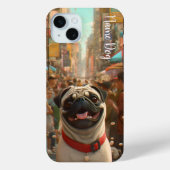 Hernoem je Pug Dog hond op de telefoonhoes Case-Mate iPhone Case (Achterkant)