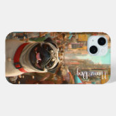 Hernoem je Pug Dog hond op de telefoonhoes Case-Mate iPhone Case (Achterkant (horizontaal))
