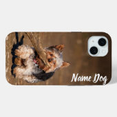 Hernoem je Yorkshire Terri hond op de telefoonhoes Case-Mate iPhone Case (Achterkant (horizontaal))