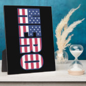 Hero American Flag Stars Stripes Red Blue Fotoplaat (Zijkant)