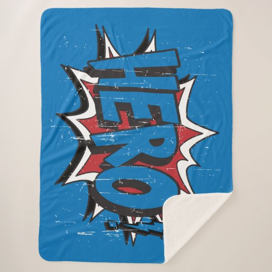 Hero Art Graphic Super Heroes Art Sherpa Deken (Voorkant)