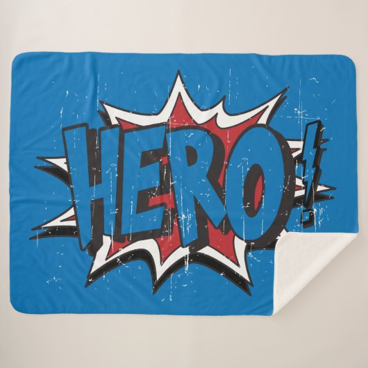 Hero Art Graphic Super Heroes Art Sherpa Deken (Voorkant (horizontaal))