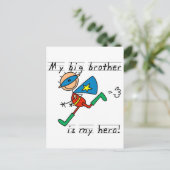 Hero Big Brother Tshirts en Gifts Briefkaart (Staand voorkant)