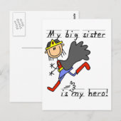 Hero Big Sister Tshirts en Gifts Briefkaart (Voorkant / Achterkant)
