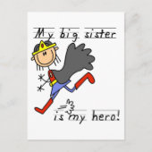 Hero Big Sister Tshirts en Gifts Briefkaart (Voorkant)
