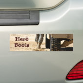Hero Boots Bumpersticker (Op auto)