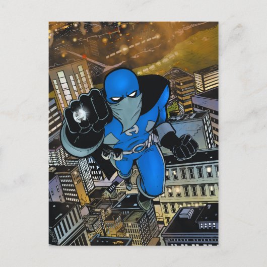 Hero by Night Issue 1 cover briefkaart (reeks 1) (Voorkant)