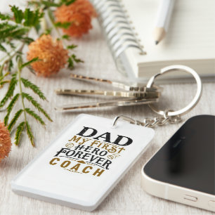 Hero Coach Dad Sleutelhanger - Klein geschenk met