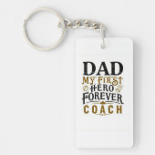 Hero Coach Dad Sleutelhanger - Klein geschenk met  (Voorkant)