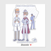 Hero Custom Cut Stickers (Vel)