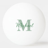 Hero Dad Fath Sunset Stropdas, snor en zonnebril Pingpongbal (Achterkant)