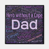 Hero Dad Magneet (Voorkant)