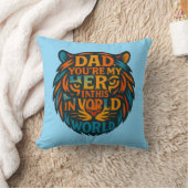 Hero Dad Tijger Typografie Kussen (Deken)