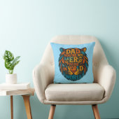 Hero Dad Tijger Typografie Kussen (Stoel)
