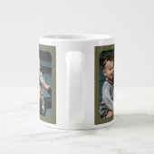 Hero Daddy Father`s Day 2 Photo Collage Grote Koffiekop (Achterkant)