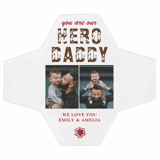 Hero Daddy Vaderdag 2 Foto Collage Voetbal (Enkel)