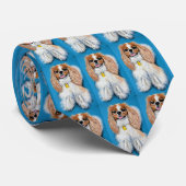 Hero de Cavalier King Charles Painting Stropdas (Opgerold)