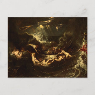 Hero en Leander van Peter Paul Rubens (1605) Briefkaart