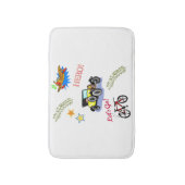 Hero Fiets Auto Vliegtuig Douche Mat Badkamer (Voorkant Verticaal)